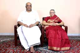 Sri K.C. Narayana with his wife Smt. K.C. Santha